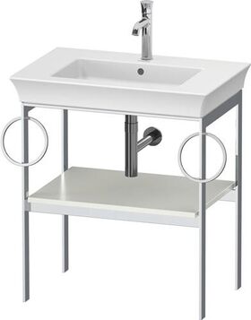 Duravit Metallkonsole WHITE TULIP 760x684x450mm weiß seidenmatt