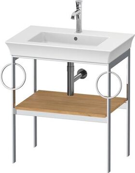 Duravit Metallkonsole WHITE TULIP 760x684x450mm eiche natur massiv