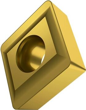 Wendeschneidplatte ISO CCMX 09T308S-TS1:M8330 D.3,5mm PVD beschichtet Farbe Gold - VPE: 10