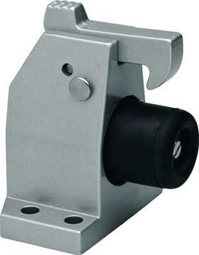 Türfeststeller 3871 0000 22 LM silber lack.Bodenmontage DENI