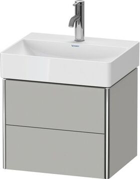 Duravit WTU COMPACT XSQUARE 397x484x390mm betongrau matt