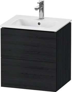 Duravit WTU Compact L-CUBE 550x520x421mm 2 Schubk eiche schwarz