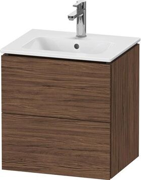 Duravit WTU Compact L-CUBE 550x520x421mm 2 Schubk nussbaum dunkel