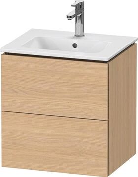 Duravit WTU Compact L-CUBE 550x520x421mm, 2 Schubkästen eiche natur