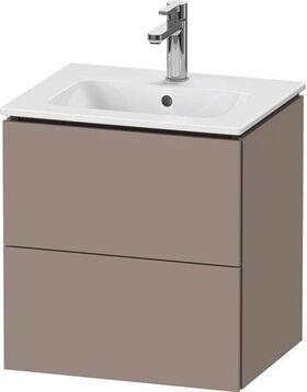 Duravit WTU Compact L-CUBE 550x520x421mm, 2 Schubkästen basalt matt