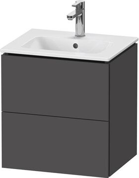 Duravit WTU Compact L-CUBE 550x520x421mm 2 Schubkästen graphit matt