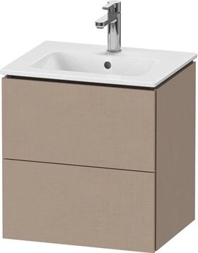 Duravit WTU Compact L-CUBE 550x520x421mm, 2 Schubkästen leinen