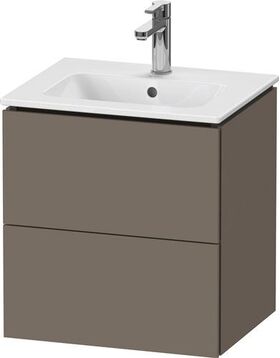 Duravit WTU Compact L-CUBE 550x520x421mm 2 Schubk fla gr seidenmatt