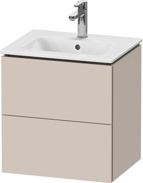 Duravit WTU Compact L-CUBE 550x520x421mm, 2 Schubkästen taupe