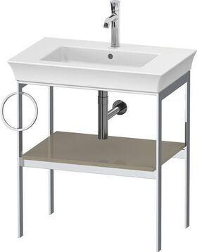 Duravit Metallkonsole WHITE TULIP 760x684x450mm Steingr hgl HTH links