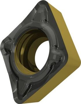 Drehwendeschneidplatte ISO CCMT 060208E-UR:T9415 D. 2,8mm MT-CVD beschichtet - VPE: 10