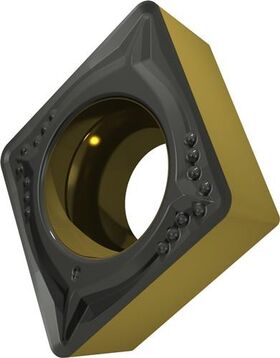Drehwendeschneidplatte ISO CCMT 09T308E-FM:T9415 D. 4,4mm MT-CVD beschichtet - VPE: 10