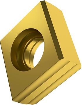 Wendeschneidplatte ISO CNHQ 1005AZTN:M8340 D.4,7mm PVD beschichtet Farbe Gold - VPE: 10