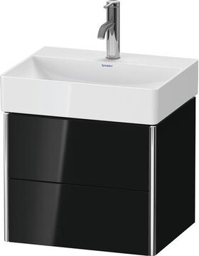 Duravit WTU COMPACT XSQUARE 397x484x390mm schwarz hochglanz
