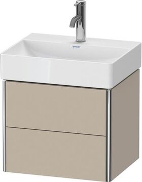 Duravit WTU COMPACT XSQUARE 397x484x390mm taupe seidenmatt