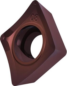 Drehwendeschneidplatte ISO CCGT 09T308E-SF3:T8415 D.4,4mm PVD beschichtet - VPE: 10