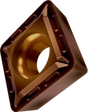 Drehwendeschneidplatte ISO CCMT 09T304E-FF2:T8430 D.4,4mm PVD beschichtet - VPE: 10