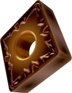 Drehwendeschneidplatte ISO CNMG 120404E-FM:T8430 D.5,16mm PVD beschichtet - VPE: 10