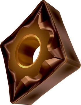 Drehwendeschneidplatte ISO CNMG 090308E-NF:T8430 D.3,81mm PVD beschichtet - VPE: 10