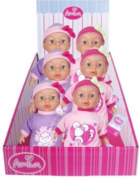 AM Weichpuppe groß,28cm, sort.,i.Displ.