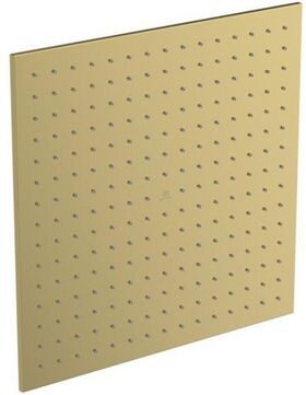 IDS Regenbrause IDEALRAIN eckig, 400x400mm brushed gold IDEAL STANDARD