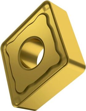 Drehwendeschneidplatte ISO CNMG 120408E-NM:T8315 D.5,16mm PVD beschichtet Gold - VPE: 10