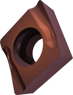 Drehwendeschneidplatte ISO CCGT 060204EL-SI:T8415 D.2,8mm PVD beschichtet - VPE: 10