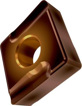 Drehwendeschneidplatte ISO CNMG 120408ER-SI:T8430 D. 5,16mm PVD beschichtet - VPE: 10