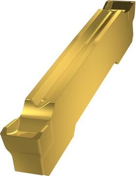 Wendeschneidplatte ISO GL3-D300M02-PR:G8330 Breite 3mm PVD beschichtet Gold - VPE: 10