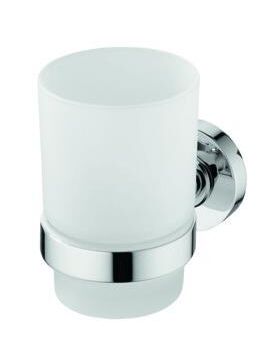 IDS Zahnbecher IOM satiniertes Glas chrom IDEAL STANDARD