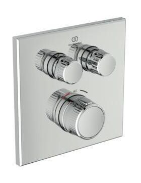 IDS Armaturendisplay Ceratherm Navigo 1 Verbraucher Eckig Chrom IDEAL STANDARD