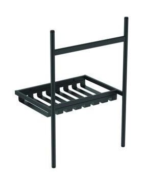 IDS Metall-Konsole CONCA bodenstehend 600x440mm silk black IDEAL STANDARD