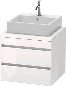 Duravit Konsolenunterschrank DURASTYLE 512x600x548mm Ei schwarz / basalt matt