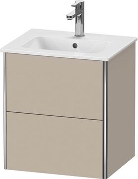 Duravit WTU COMPACT XSQUARE 560x510x418mm taupe seidenmatt