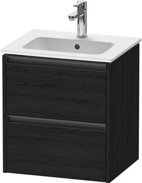 Duravit Waschtischunterbau Ketho.2 510x549x420mm eiche schwarz