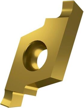 Drehwendeschneidplatte ISO X61 0602-130 L:G8330 Tiefe 1,4mm PVD beschichtet - VPE: 10