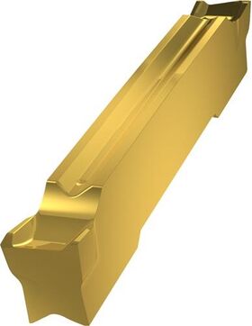 Wendeschneidplatte ISO GL3-D300G02R12-PR:G8330 Breite 3mm PVD beschichtet Gold - VPE: 10