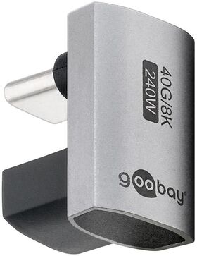 USB-C™-Adapter 180° U-Form, USB4™- VPE: 1