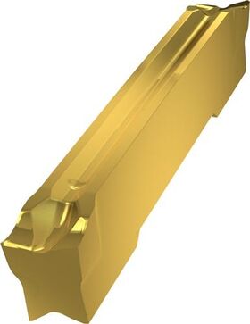 Wendeschneidplatte ISO GL3-D300G02R12-PM:G8330 Breite 3mm PVD beschichtet Gold - VPE: 10