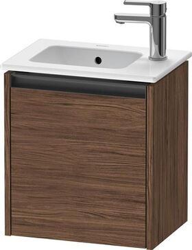 Duravit Waschtischunterbau Ketho.2 410x440x292mm TA links nussbaum dunkel