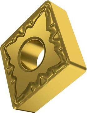 Drehwendeschneidplatte ISO CNMG 120404E-FM:TT310 D.5,16mm PVD beschichtet Gold - VPE: 10