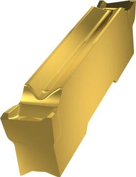Wendeschneidplatte ISO GL4-D400G02R12-PR:G8330 Breite 4mm PVD beschichtet Gold - VPE: 10