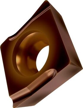 Drehwendeschneidplatte ISO CCGT 060202ER-SI:T8430 D.2,8mm PVD beschichtet - VPE: 10