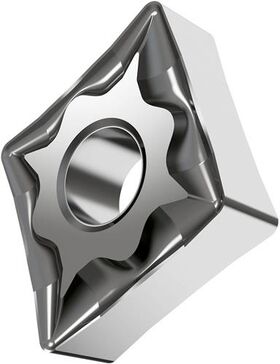 Drehwendeschneidplatte ISO CNMG 120404E-NF:HF7 Bohrungs-D. 5,16mm Farbe Silber - VPE: 10