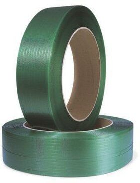 Umreifungsband Band-B19xStärke0,8mm L.1200m PES-/PET grün geprägt Kern 406mm