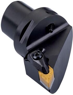 Klemmhalter ISO C6-DDJNL-45065-15 D.63mm m. Polygonkupplung Linkslauf