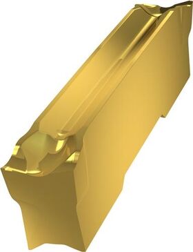 Wendeschneidplatte ISO GL4-D400G02R12-PM:G8330 Breite 4mm PVD beschichtet Gold - VPE: 10