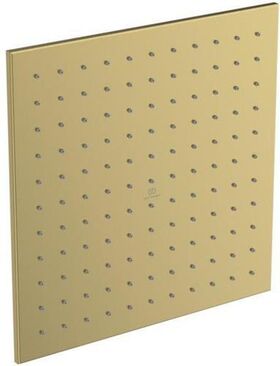 IDS Regenbrause IDEALRAIN eckig, 300x300mm brushed gold IDEAL STANDARD