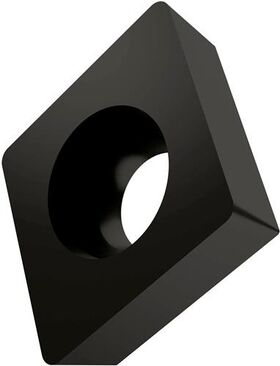 Drehwendeschneidplatte ISO CCMW 09T308:T5315 D.4,4mm MT-CVD beschichtet Schwarz - VPE: 10