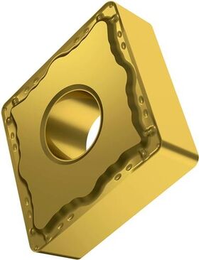 Drehwendeschneidplatte ISO CNMG 120408E-FF:T8315 D.5,16mm PVD beschichtet Gold - VPE: 10